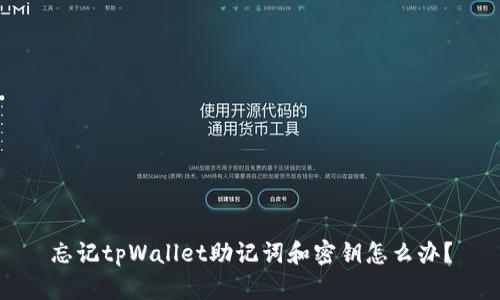 忘记tpWallet助记词和密钥怎么办？