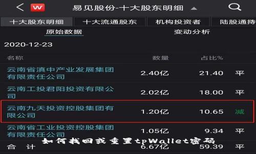 如何找回或重置tpWallet密码